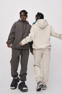 ชุดวอร์มผ้าฟลีซผ้าฝ้าย100% ขนาดใหญ่ของผู้ชายชุดวอร์มผ้าคอตตอนแบบเต็มตัวระบายอากาศได้ดีตามสั่งสำหรับฤดูหนาว - Product Image 4