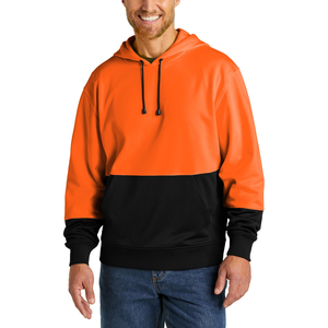 Unisex Oversized Winter Fleece <b>Hoodie</b> for Digital Printing 100% Cotton Pullover Sweatshirt with Adjustable Drawstring Hood Soft - Product Image 1