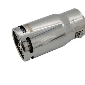 Terminale rotondo diametro 63mm inclinato in acciaio inox - Product Image 4