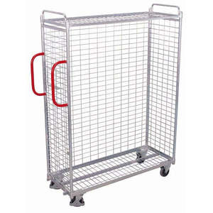Recogedor de Pedidos Variofit de Metal Galvanizado con Neumáticos, Capacidad de Carga de 300 Kg, Tipo de Pie, 1.250 x 460 mm (L/D) - Product Image 1