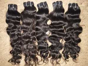 Unprocessed Remy Virgin Indian <b>Body</b> <b>Wave</b> Hair Extensions Natural Color Supplied in Chennai - Product Image 5