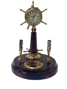 Telégrafo de metal de latón duradero para el hogar Uso de decoración náutica para el hogar hotel resort Telégrafo de latón Barco marítimo Telégrafo - Product Image 2