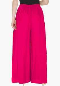 Palazzos แฟชั่นทันสมัยสำหรับผู้หญิงระบายอากาศได้ดีสไตล์ฤดูร้อนแบบลำลองปิดเอวยางยืดแบบเรียบง่าย - Product Image 2