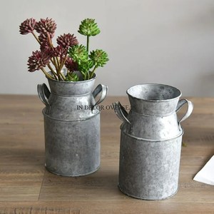 Macetas Decorativas de Jardín de Gran Tamaño, Elegantes, Hechas de Metal Galvanizado de Alta Calidad, Diseño Único y Sofisticado - Product Image 2