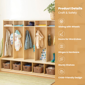 Armoire <span class=keywords><strong>de</strong></span> <span class=keywords><strong>rangement</strong></span> extérieure en bois <span class=keywords><strong>pour</strong></span> la maternelle, la garderie, la cour, l'aire <span class=keywords><strong>de</strong></span> jeux <span class=keywords><strong>pour</strong></span> enfants, le jardin Montessori, organisateur <span class=keywords><strong>de</strong></span> jouets - Product Image 3