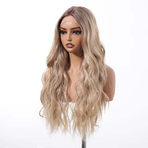 Adalynn-DWY High Quality Synthetic HD Lace Front Small Cap Glueless Brown Body Wave Pre-Plucked <b>Wig</b> for Women <b>Afro</b> Transparent - Product Image 6
