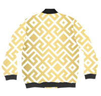 La última chaqueta de bombardero con cremallera para hombre, diseño de moda personalizable con características transpirables, impresión por sublimación al por mayor