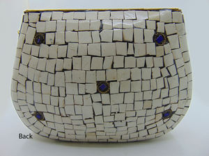 Bolso de noche de mosaico de Metal hecho a mano, bolso de mano para mujer, para bodas, fiestas, superventas, monedero con patrón de luz, precio bajo - Product Image 3
