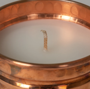 Bougies de pot martelées en cuivre de vente chaude à un prix abordable de l'Inde pour la décoration de la maison de Noël et le but de cadeaux - Product Image 3