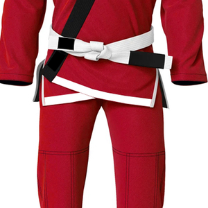 Ensembles d'uniformes de karaté légers 100% coton Séchage rapide Entraînement Ceinture gratuite Cordon élastique Personnalisable Bjj Gi Arts martiaux - Product Image 2