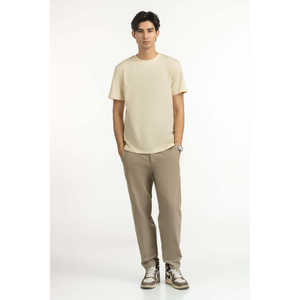 Camiseta de Jersey Estampada Relax Fit MN-TS-SS25-062, 220g, Poliéster con Serigrafía, Etiqueta Personalizada - Product Image 3