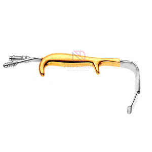 Rétracteurs de poitrine manuels en acier inoxydable à fibre optique JI-604 réutilisables de haute qualité - Product Image 2