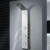 Colonne de douche murale en acier inoxydable A052 avec pommeau de douche pour salle de bain
