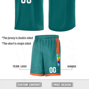 ชุดบาสเก็ตบอลพลัสไซส์ผ้าโพลีเอสเตอร์ระบายอากาศได้ดีชุดทีม MOQ ต่ำออกแบบได้ตามต้องการ - Product Image 4