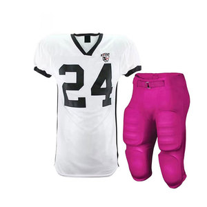 Uniforme de Fútbol Americano Personalizado con Nombre y Número del Equipo en Malla, MOQ Bajo - Product Image 1