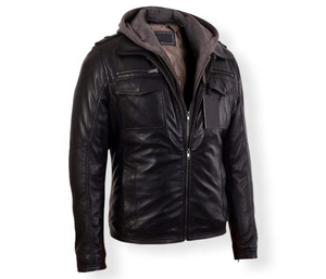 MS veste en cuir pur homme - Product Image 2