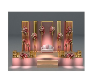 ฉากหลังเหล็กสำหรับงานแต่งงานฉากหลังขนาดใหญ่ปรับแต่งได้ - Product Image 2