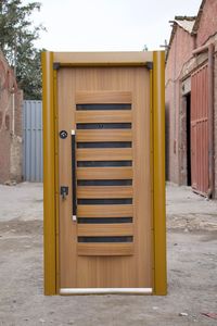 Luxury Anti-Theft PVC Coated Steel Door Modern <b>Interior</b> Security Door Wood Grain Finish Durable Water-Resistant Manual for - Product Image 2