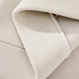Chaqueta con Capucha para Hombre, para Exteriores, Invierno 2026, Forro Polar de Algodón Grueso, Ecológica, Color Crema, Cálida e Informal - Product Image 3