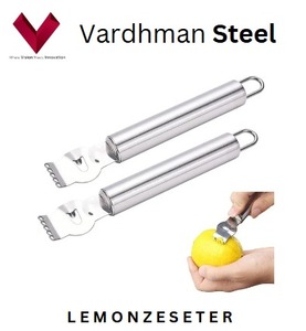 Limón Zester de acero inoxidable exprime la cáscara del sabor con precisión y estilo, Zest Master, Citrus Sharp, Zesty Pro - Product Image 4