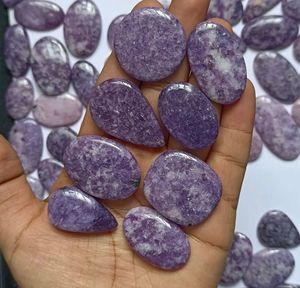Increíble calidad Natural jaspe lepidolita cabujón mezcla suelta forma piedra curativa joyería precio a granel calidad piedra Natural - Product Image 4