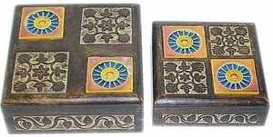 Caja de madera Joyería Producto popular Hecho a mano Mini Cofre del Tesoro de calidad superior Artículo de embalaje de lujo Precio adecuado de alta calidad - Product Image 2