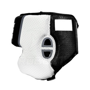 Protector de Cabeza de Cuero para Boxeo - Colores y Tamaños Personalizables, Protección Ajustable de Alta Calidad para Artes Marciales - Product Image 3
