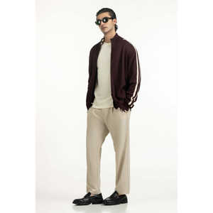 Pull en tricot à capuche pour homme, coupe classique MN-SWT-WS25-301 B, motif et logo imprimés, automne et printemps - Product Image 4