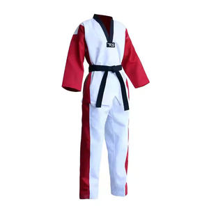 2025 Arts martiaux Taekwondo uniforme col en v adulte Taekwondo maître uniforme à vendre meilleure qualité Jiu Jitsu Kimono costume - Product Image 2