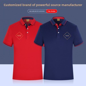 Vêtements de travail surdimensionnés T-shirts polo uniformes avec logo personnalisé T-shirt de golf en coton tricoté T-shirt polo décontracté pour hommes - Product Image 2