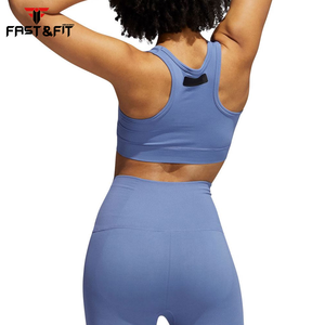 สินค้าใหม่คุณภาพสูงกีฬาการฝึกอบรม Bra ฟิตเนสกีฬาสวมใส่พิมพ์โลโก้ที่กําหนดเองผู้หญิงกีฬา Bra - Product Image 3