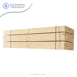 SAK WoodWorks Madera de coníferas del norte de Rusia/Secado al horno/Cepillado 4 lados/Libre de químicos/Madera natural 100%