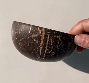 Tazón de Cáscara de Coco Hecho a Mano de Estilo Orgánico, Tazón Natural Ecológico para Cocina, Comedor, Servir y Decoración del Hogar - Product Image 4