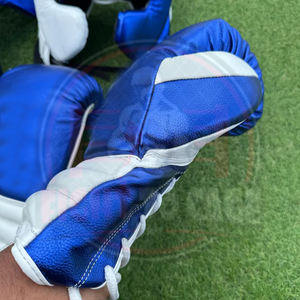 OEM ODM, Duradero, Color Azul y Blanco en Contraste, Alta Calidad, Ecológico, El Mejor Material, Cuero Genuino Personalizable, Todo para Boxeo - Product Image 6