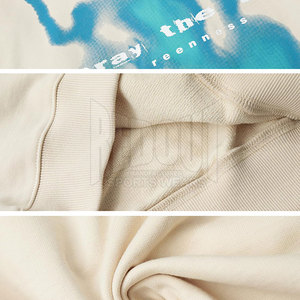 เสื้อฮู้ดทรงหลวมพิมพ์ลายโลโก้ของคุณเอง - Product Image 5