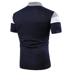 T-Shirts polo à manches courtes à col rabattu exigeant du client Anti-rétrécissement à séchage rapide Fitness Wear Golf POLO Shirt Homme - Product Image 5