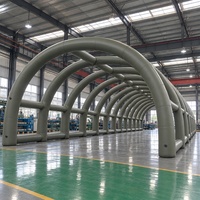 Hangar pneumatique direct usine pour le stockage d'avions, de véhicules et d'équipements