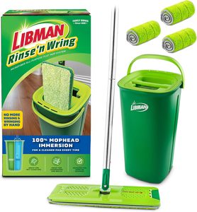 Libman Rinse 'n Wring <b>Mop</b> and Bucket System, 4 Microfiber Pads Included - Product Image 2