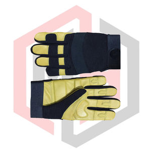 Impact Resistant Hi-Vis Leather Safety <b>Gloves</b>-Tear-Resistant <b>Silicone</b>-free Powder-free Customizable for Agriculture Mechanic - Product Image 6