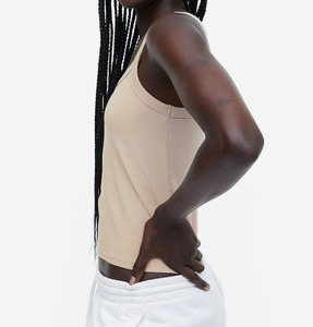 Custom Fitness Workout Gym Tank <b>Tops</b> Women Plain New Design Women Tank <b>Top</b> Material 100% Cotton Latest Design with Oem - Product Image 6