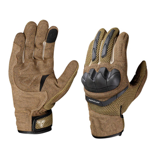Gants de moto courts pour hommes compatibles écran tactile, respirants, anti-chute, avec coques rigides aux articulations - Product Image 6