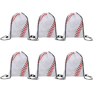 Vente en gros de sac à dos de sport de baseball avec cordon de serrage sac à bandoulière sac de rangement portable en polyester - Product Image 3
