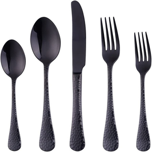 Juego de cubiertos con caja, cucharas, juegos de cubiertos a granel, tenedor cepillado chapado en oro, cuchara, juego de cubiertos de boda, cubiertos de oro - Product Image 5