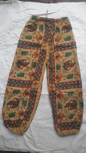 ชุดนอนผ้าฝ้ายพิมพ์ลายมีกระเป๋าสำหรับผู้หญิงกางเกงผ้าฝ้ายชุดนอนผ้าฝ้ายลายทาง - Product Image 6