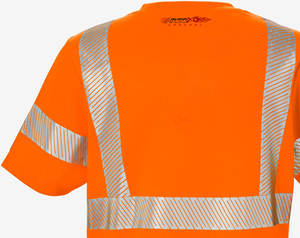 Camiseta resistente al fuego de alta visibilidad de secado rápido Camisetas de manga corta de alta visibilidad certificadas por ANSI para uso industrial - Product Image 6