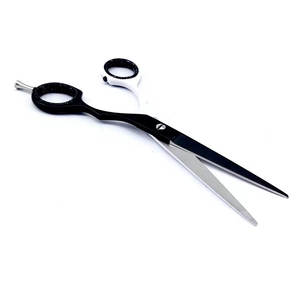 Barber Stylist Black Titanium <b>Hair</b> <b>Cutting</b> <b>Scissors</b> <b>Hair</b> Salon Black Titanium Barber <b>Scissors</b> <b>for</b> <b>Cutting</b> and Styling - Product Image 1