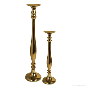 Bougeoir vintage en laiton doré pour bougies coniques, support de chandelier pour centres de table de mariage, décoration de table à domicile, bougeoir votif de luxe - Product Image 6