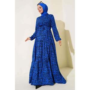 ชุดเดรสทรงกระสอบเอวลายหินอ่อน - Product Image 1