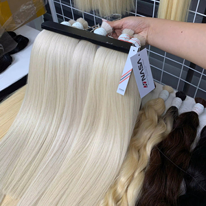Extensions de cheveux en vrac Produit de vente chaude 2025 Couleur blonde 100% Cheveux vietnamiens Super Double Drawn très lisse et soyeux - Product Image 1