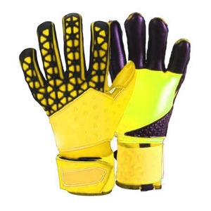 New Professional Adult Goalkeeper Gloves Full Finger Waterproof Adjustable Wrist <b>Strap</b> Breathable Thick Latex Smooth Gloves - Product Image 1